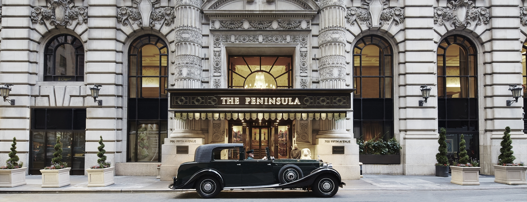 The Peninsula New York exterior on Fifth Avenue