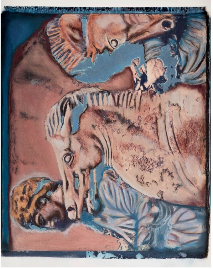 20x24 Polaroid work Elgin Marble Frieze
